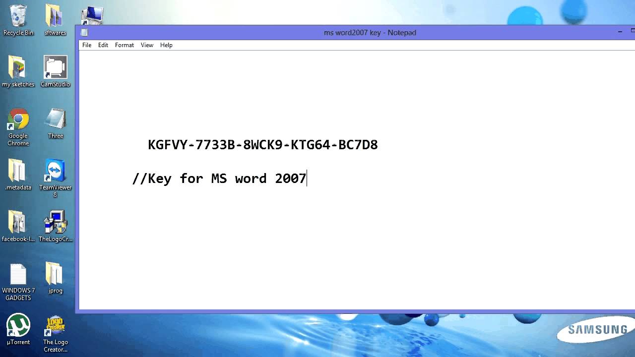 Serial Key For Microsoft Word 2010
